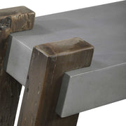 Uttermost Lavin Reclaimed Wood Industrial Modern Bench