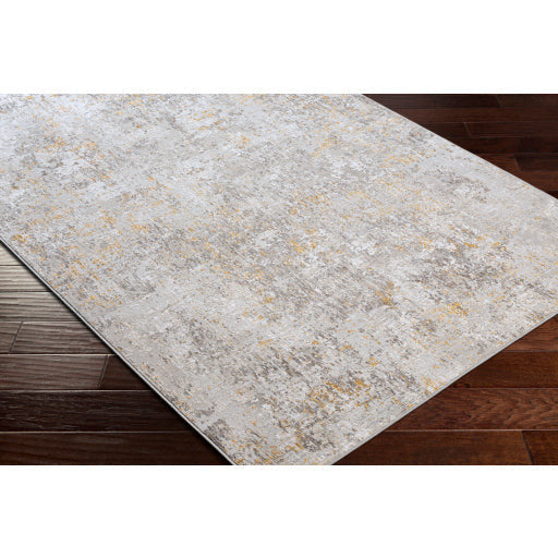 Surya Rugs Carmel Collection Taupe, Blue, Light Gray, Off White, Mustard & Brown Area  Rug CRL-2315