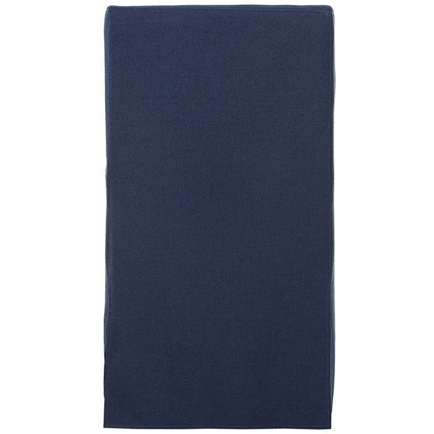 Uttermost Coley Denim Blue Linen Performance Fabric Slipcovered Armless Chair With Pillow