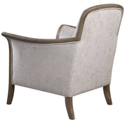 Uttermost Brittoney Taupe Woven Accent Armchair