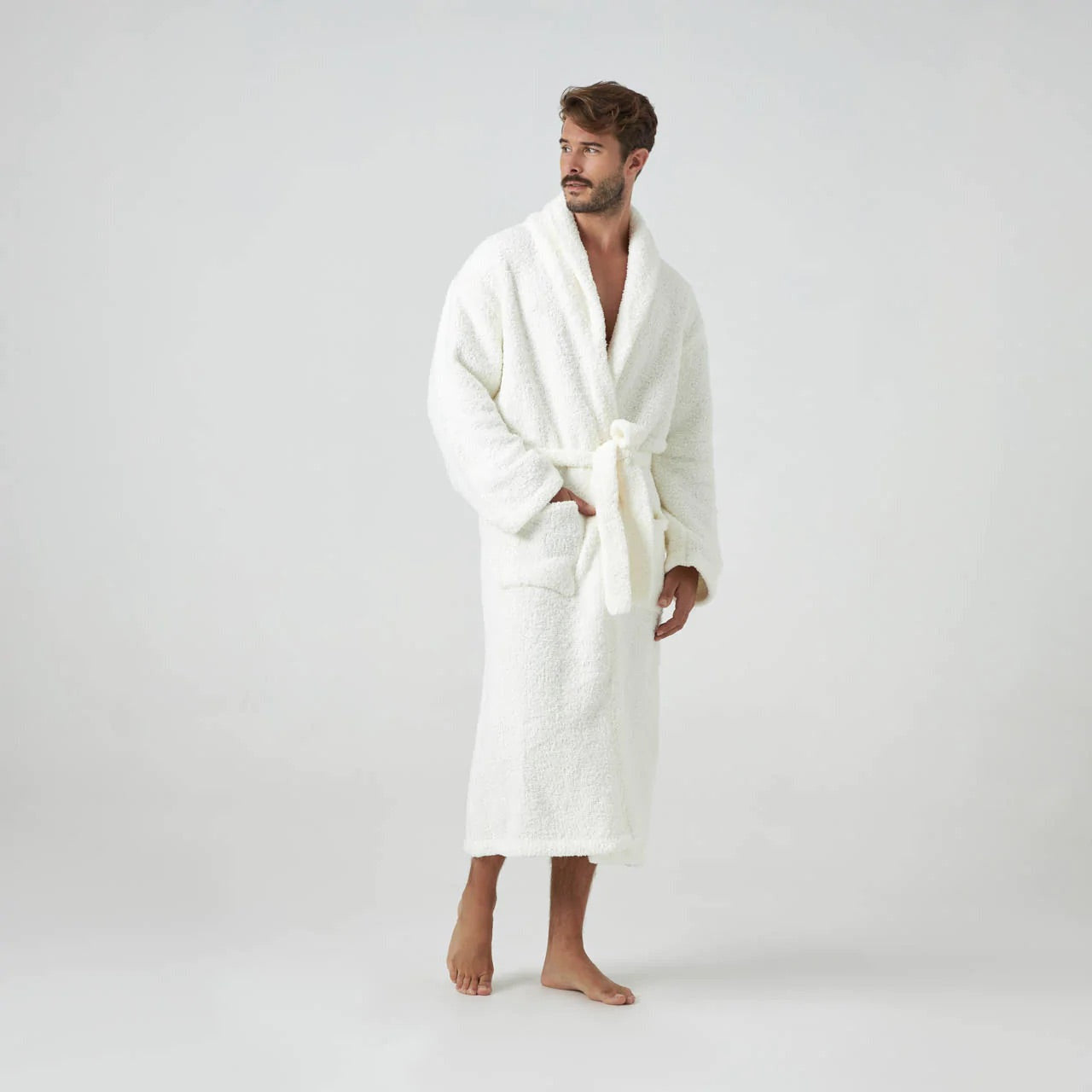 Kashwere Ultra Soft Signature Shawl Collar Robe Available In White, Cr ...