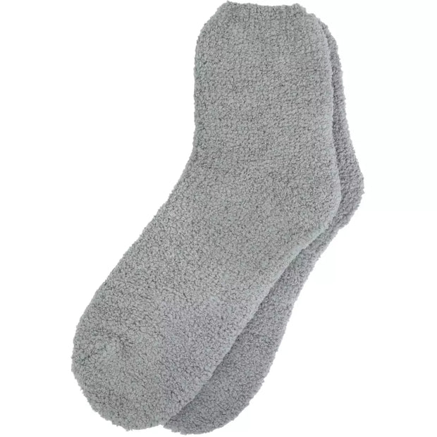 Kashwere Ultra Soft Stone Plush Spa Socks