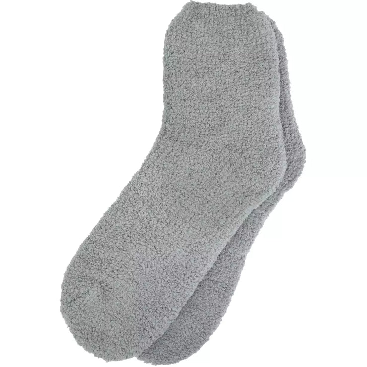 Kashwere Ultra Soft Stone Plush Spa Socks