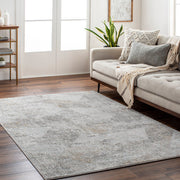 Surya Rugs Carmel Collection Light Gray, Off White, Gray & Taupe Area Rug CRL-2303