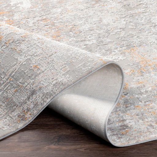 Surya Rugs Carmel Collection Taupe, Blue, Light Gray, Off White, Mustard & Brown Area  Rug CRL-2315