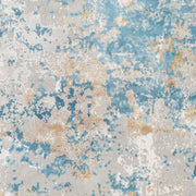 Surya Rugs Aisha Collection Light Blue, Mustard, Light Gray & Off White Area Rug AIS-2302