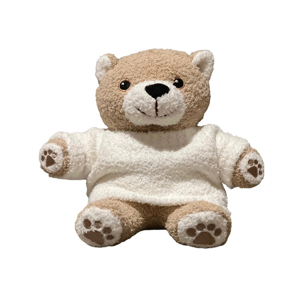 Kashwere Baby Ultra Snuggly Soft Kashbear Teddy with Sweater Available In Crème, Pink & Blue