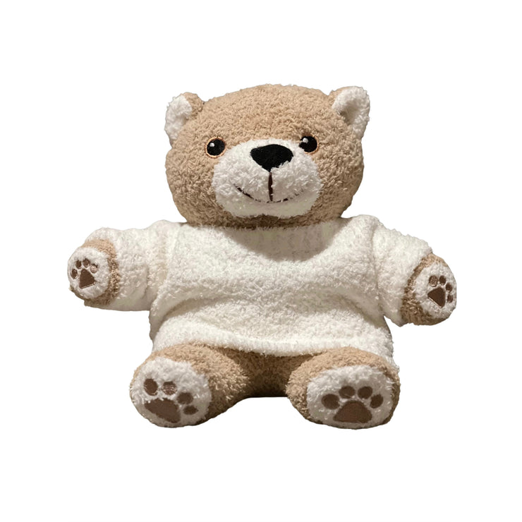Kashwere Baby Ultra Snuggly Soft Kashbear Teddy with Sweater Available In Crème, Pink & Blue
