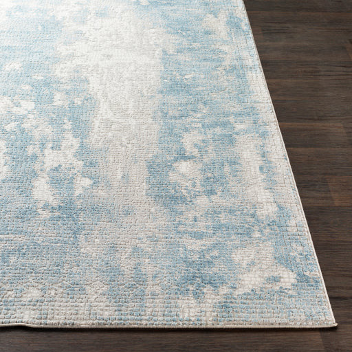 Surya Rugs Aisha Collection Light Blue, Gray & Off White Area Rug AIS-2301