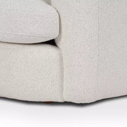 Four Hands Annie Curved Sofa 95" ~ Harrow Ivory Upholstered Fabric