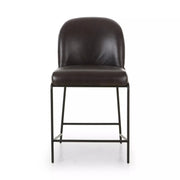 Four Hands Astrud Counter Stool ~ Sonoma Black Top Grain Leather