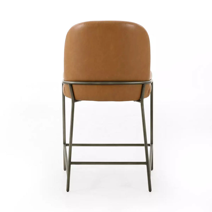 Four Hands Astrud Counter Stool ~ Sierra Butterscotch Faux Leather