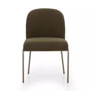 Four Hands Astrud Dining Chair ~ Olive Boucle Upholstered Performance Fabric