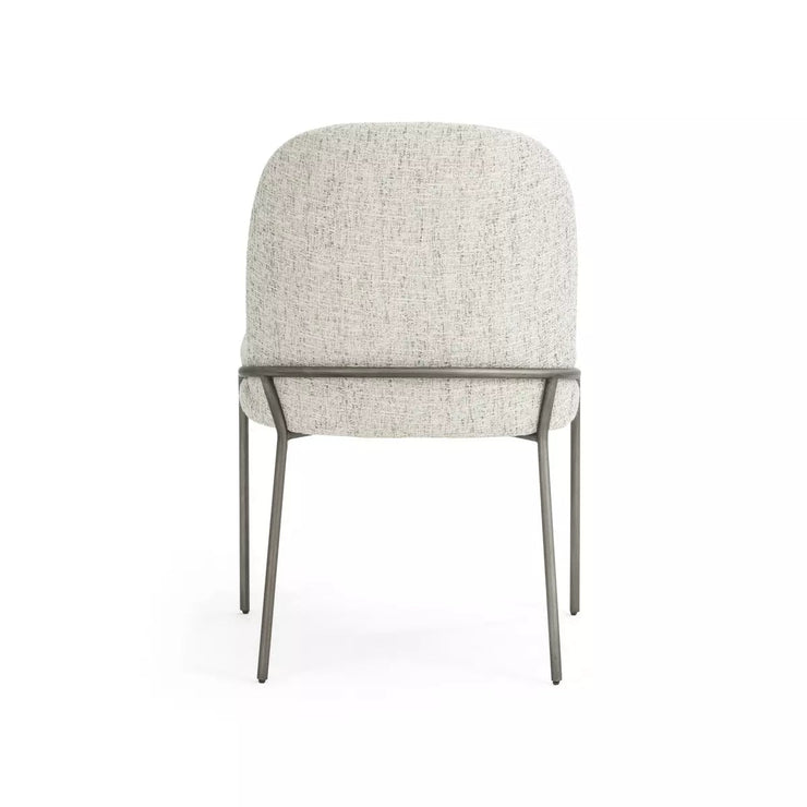 Four Hands Astrud Dining Chair ~ Lyon Pewter Upholstered Performance Fabric
