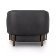 Four Hands Audrey Chair ~ Eucapel Black Top Grain Leather