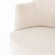 Four Hands Aurora Swivel Chair ~ Knoll Natural Boucle Upholstered Performance Fabric