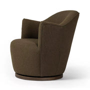 Four Hands Aurora Swivel Chair ~ Olive Boucle Upholstered Fabric