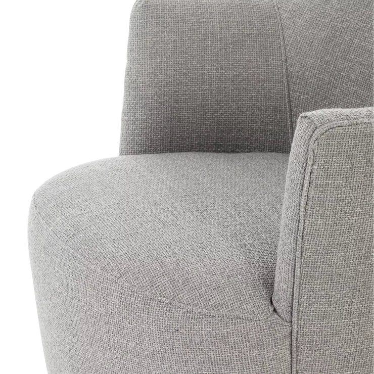 Four Hands Aurora Swivel Chair ~ Gibson Silver Upholstered Performance Fabric