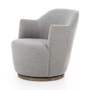 Four Hands Aurora Swivel Chair ~ Gibson Silver Upholstered Performance Fabric