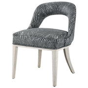 Uttermost Amalia Gray Animal Print Accent Chairs Set of 2