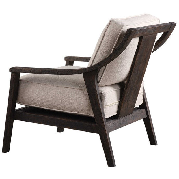 Uttermost Lyle Beige Linen Modern Accent Armchair