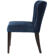 Uttermost Miri Blue Velvet Accent Chairs Set of 2