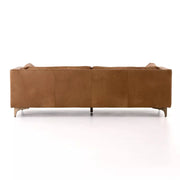 Four Hands Beckwith Sofa ~ Natural Washed Camel Top Grain Leather