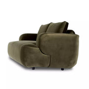 Four Hands Benito Sofa ~ Surrey Olive Upholstered Fabric