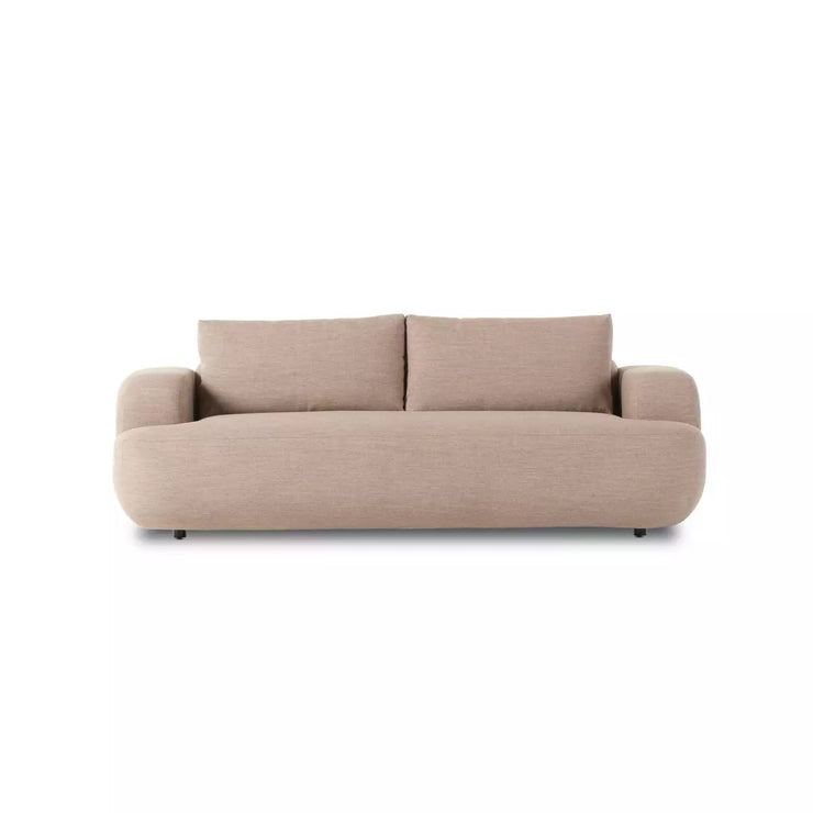 Four Hands Benito Sofa ~ Alcala Fawn Upholstered Performance Fabric