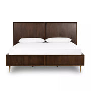 Four Hands Billy Bed ~ Dark Walnut Wood King Size Bed