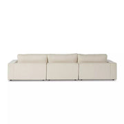 Four Hands Bloor 3 Piece Deep Seating Modular Sectional Sofa ~ Clairmont Sand Upholstered Woven Fabric