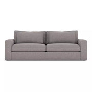 Four Hands Bloor Modular Queen Sofa Bed ~ Chess Pewter Upholstered Woven Fabric