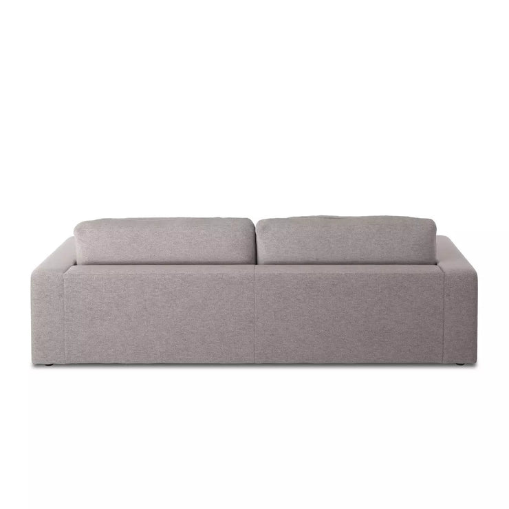 Four Hands Bloor Deep Seating Modular Sofa ~ Chess Pewter Upholstered Woven Fabric