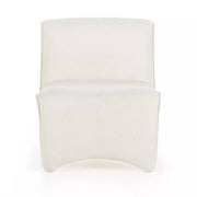Four Hands Bridgette Chair ~ Cardiff Cream Shearling Upholstered Performance Fabric