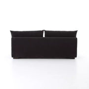 Four Hands Grant Sectional Armless Sofa 74” ~ Henry Charcoal Upholstered Performance Fabric
