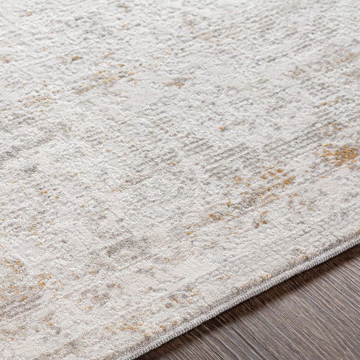 Surya Rugs Carmel Collection Light Gray, Off White, Gray, Mustard & Brown Area Rug CRL-2305