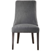 Uttermost Patamon Charcoal Gray Armless Accent Chairs Set of 2