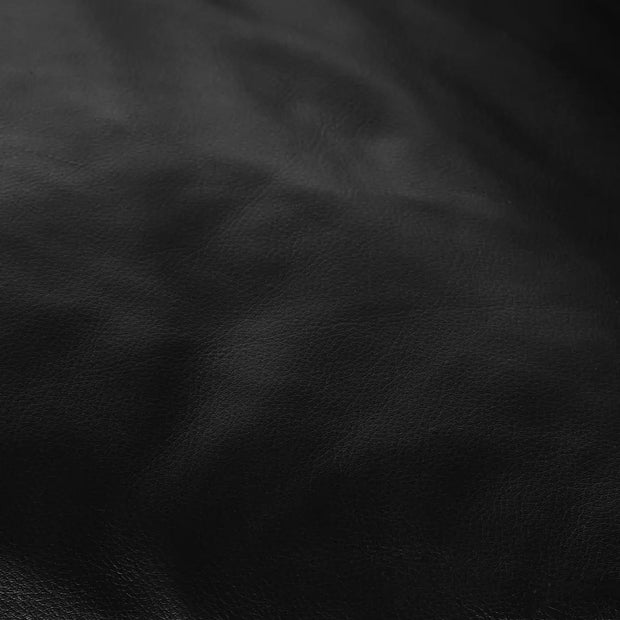 Four Hands Cairo Sofa ~ Carson Black Top Grain Leather