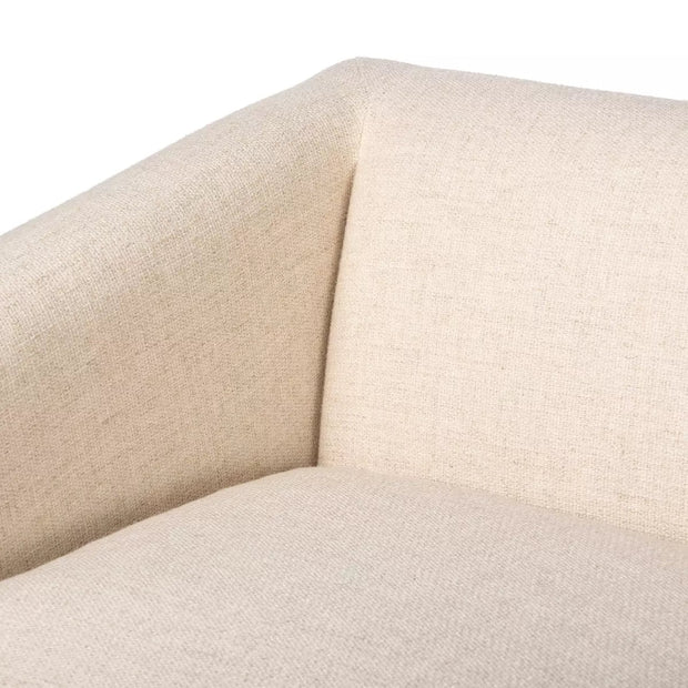 Four Hands Cairo Sofa ~ Thames Cream Upholstered Performance Fabric