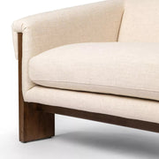 Four Hands Cairo Sofa ~ Thames Cream Upholstered Performance Fabric