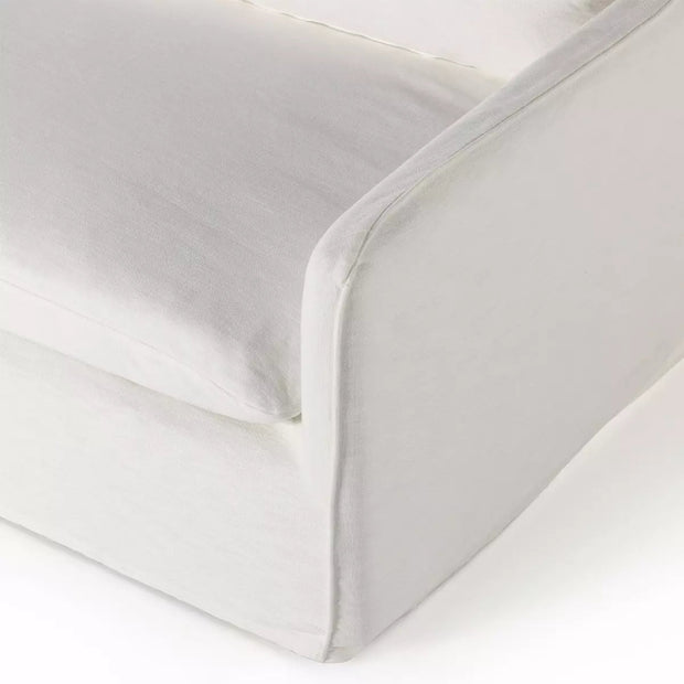 Four Hands Capella Slipcovered Sofa ~ Bergamo Cream Cotton Linen Blend Slipcover
