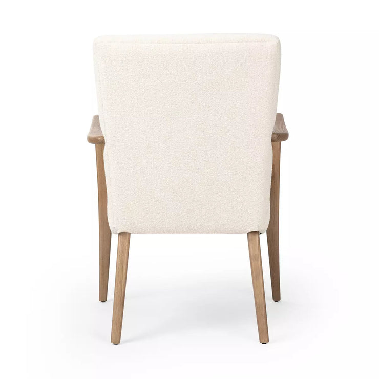 Four Hands Carson Dining Chair ~ Florence Cream Upholstered Performance Fabric