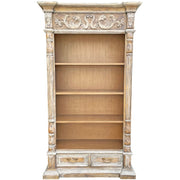 Casa Bonita Peruvian Hand-Painted Carved Wood Arroyo Bookcase