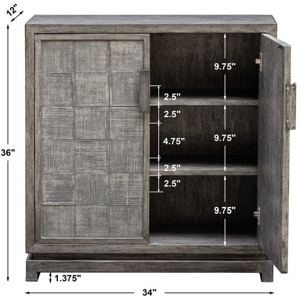 Uttermost Hamadi Contemporary 2 Door Cabinet