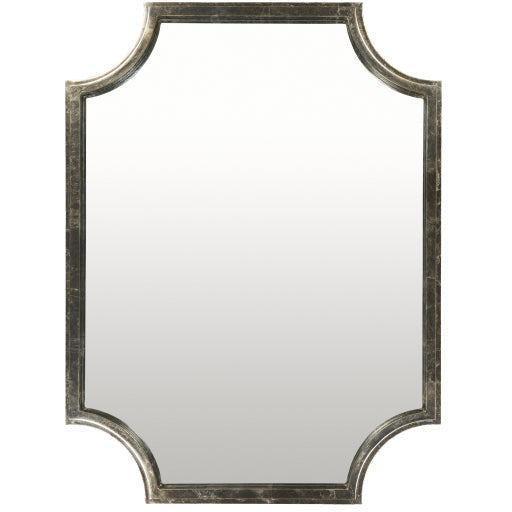 Surya Wall Decor & Mirrors Joslyn Modern Wall Mirror Silver Finish JSL-002