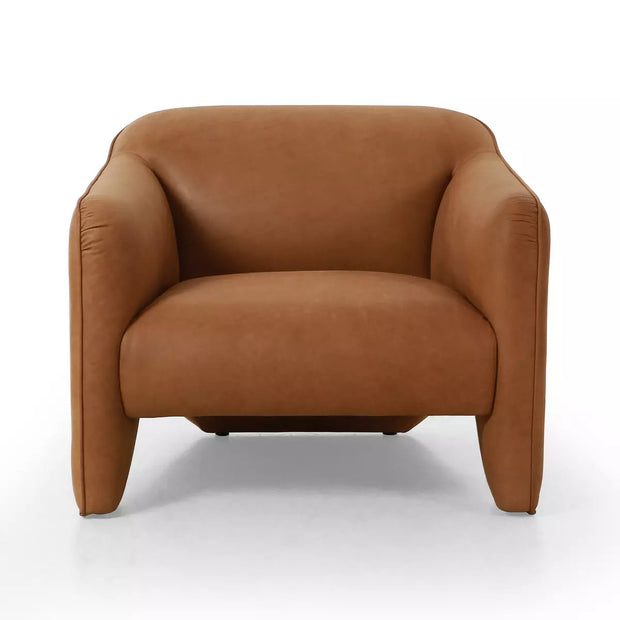 Four Hands Daria Chair ~ Eucapel Cognac Top Grain Leather