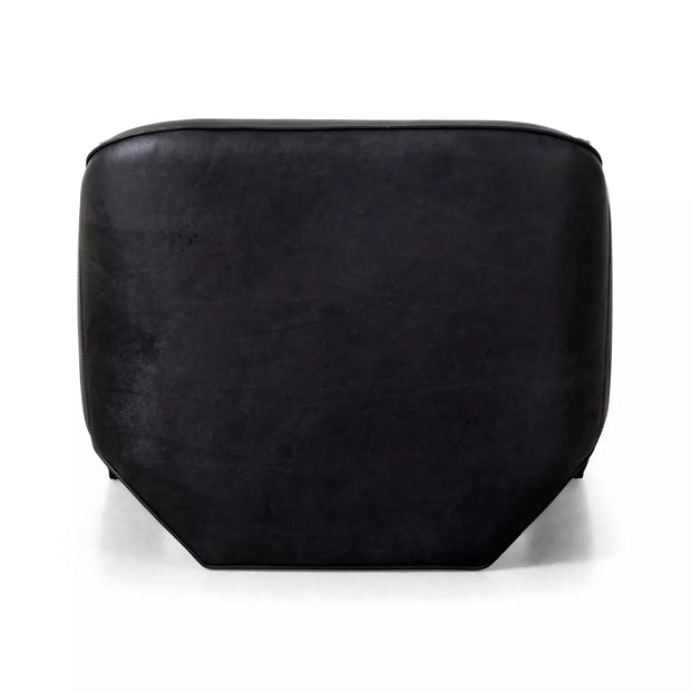 Four Hands Daria Chair ~ Eucapel Black Top Grain Leather