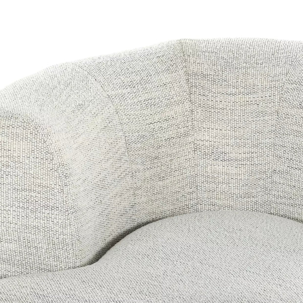 Four Hands Deandra Tete a Tete Chaise ~ Merino Cotton Upholstered Performance Fabric