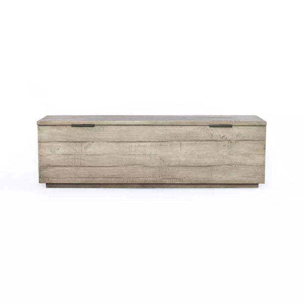 Four Hands Dillon Trunk ~ Weathered Salvage Grey Acacia Wood