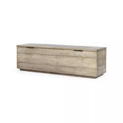 Four Hands Dillon Trunk ~ Weathered Salvage Grey Acacia Wood